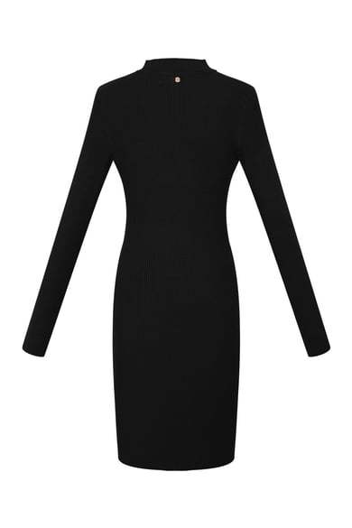 Robe midi avec fermeture éclair - noir h5 Image7