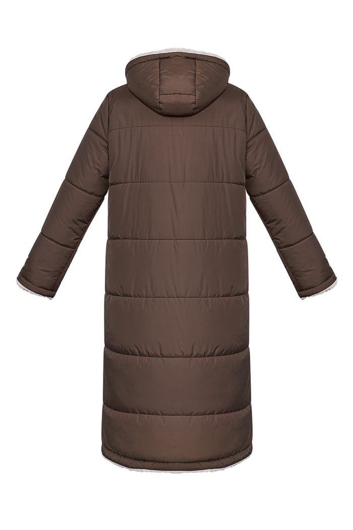 Nylon long coat - Brown - L Picture7