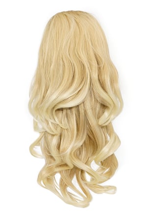 Ponytail wavy curl - golden brown h5 