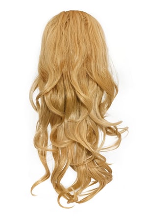 Ponytail wavy curl - brown h5 