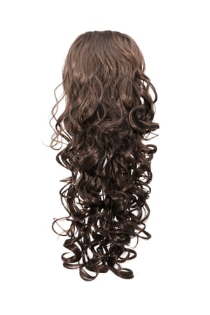 Ponytail volume curl - dark brown h5 