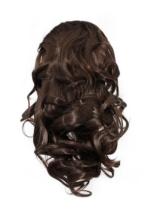 Ponytail messy curl - dark brown h5 