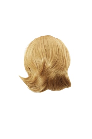 Ponytail short light wave - brown h5 