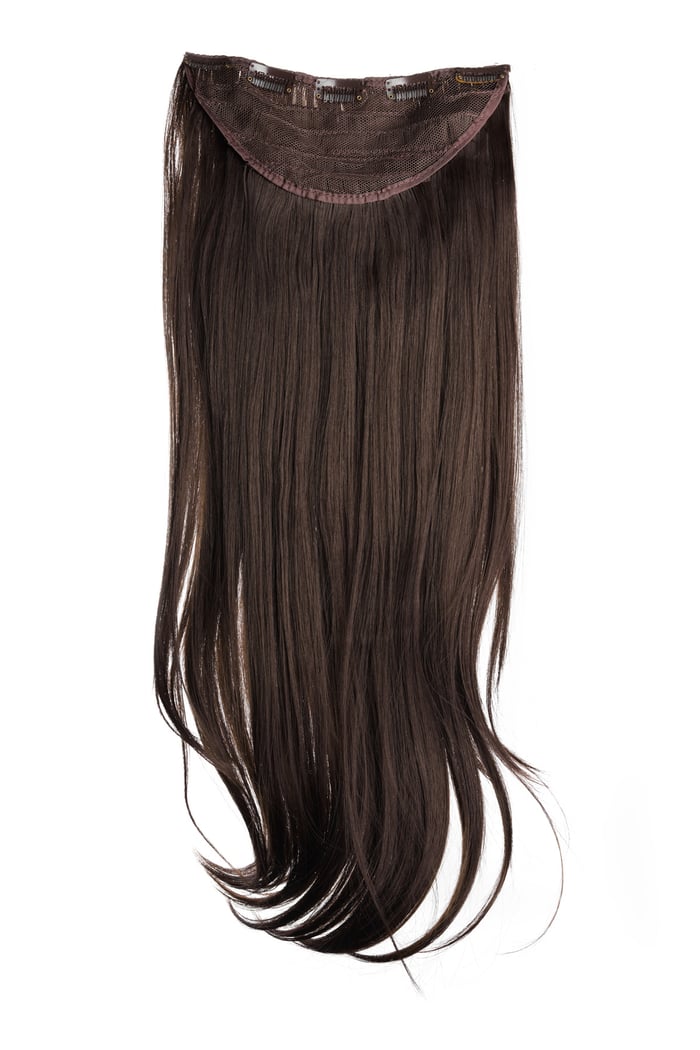 Clip in princess - dark brown Picture6