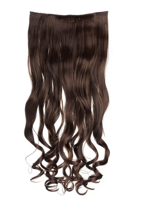 Clip in summer day - dark brown 2