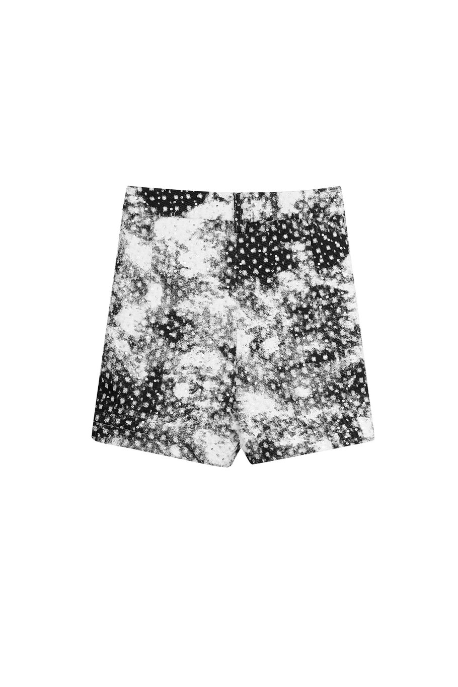 Short spots with glitter - black and white - S h5Picture8