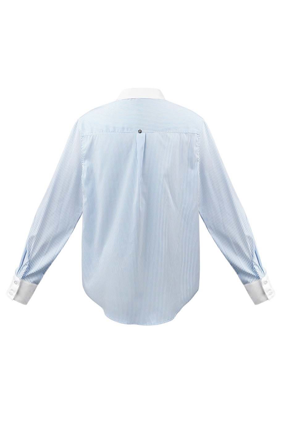 Basic-Blusenstreifen - weiß/blau Bild2