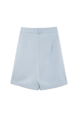 Shorts with pleats - light blue  h5 Picture4