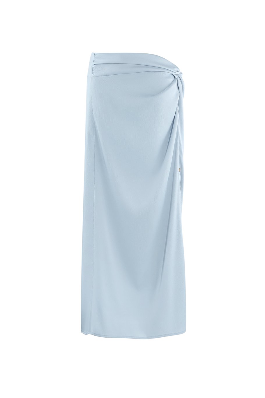 Long skirt knotted - white