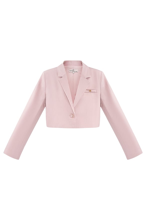 Kurzer Blazer – Rosa  2