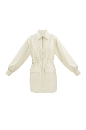 Long sleeve playsuit - off-white  h5 