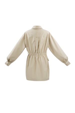 Langärmliger Playsuit – Beige  h5 Bild7