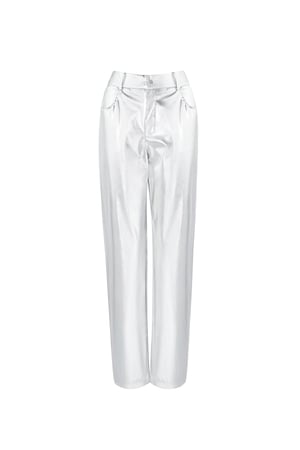 Metallic trousers - Silver Color color h5 