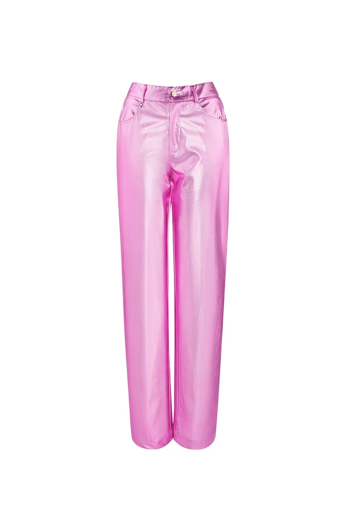 Metallic pants - pink 