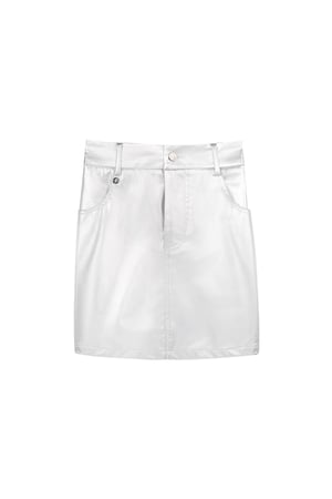 Metallic skirt - Silver Color color h5 