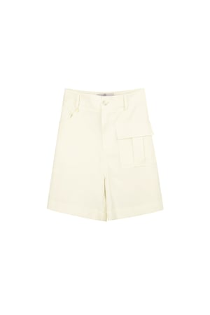 Shorts with pocket - cream  h5 