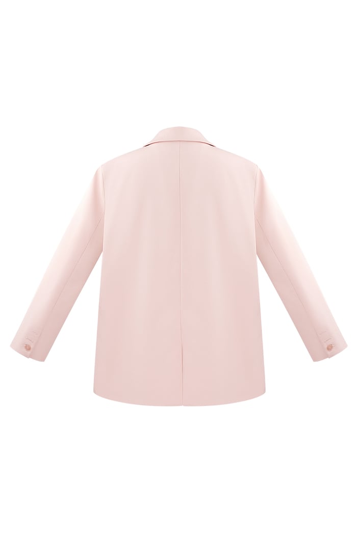 Zwei-Knopf-Blazer – Rosa  Bild8