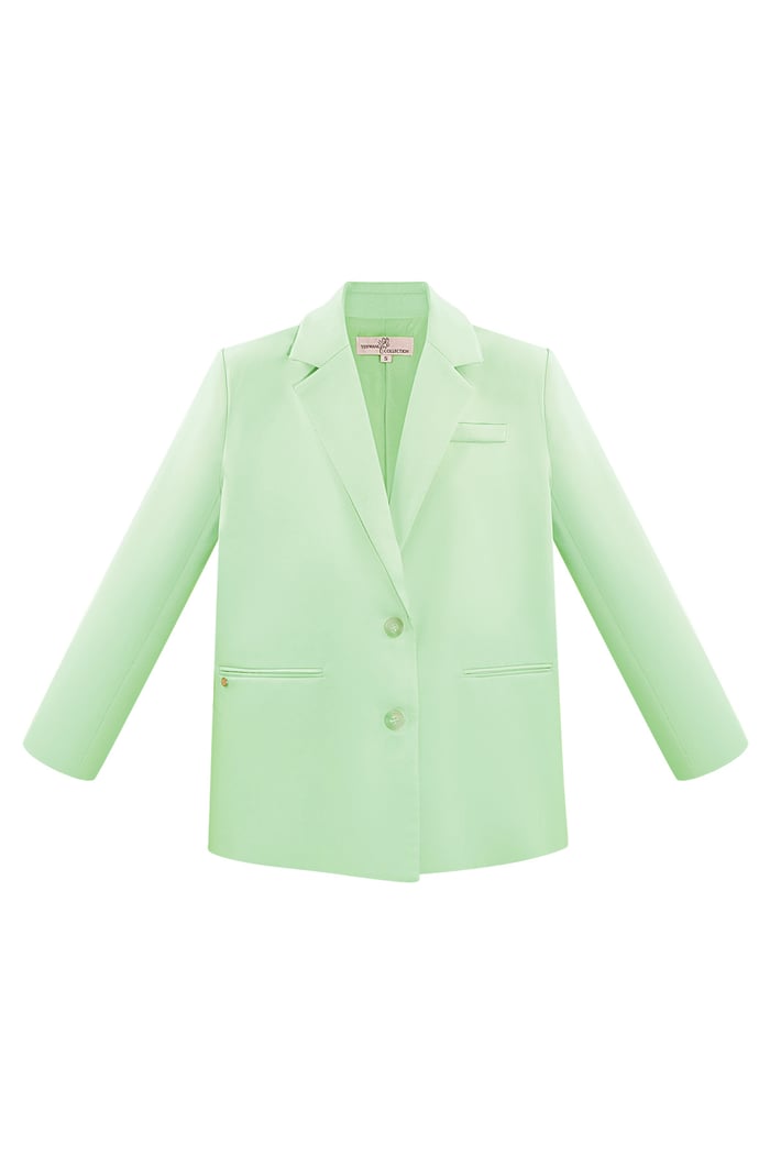 Two-button blazer - green  