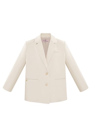 Two-button blazer - beige  h5 