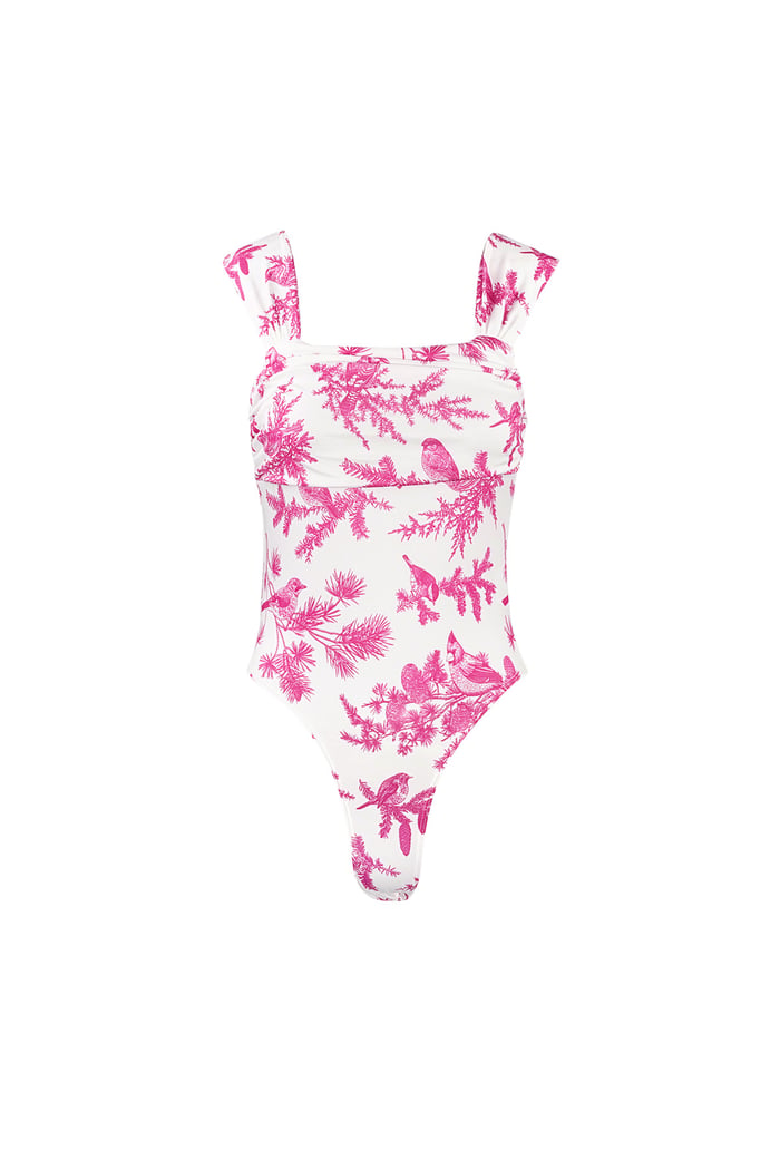 Flowery colorful body - pink 