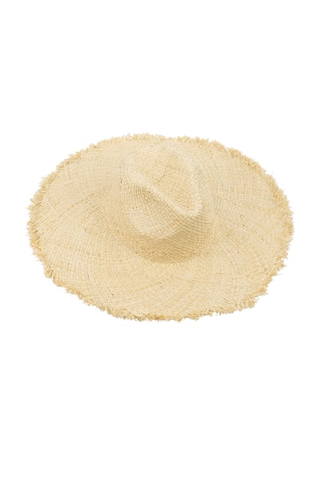 Large beach hat - beige  2