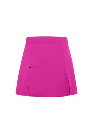 Pastellfarbener Basic-Mini-Skort - Fuchsie h5 