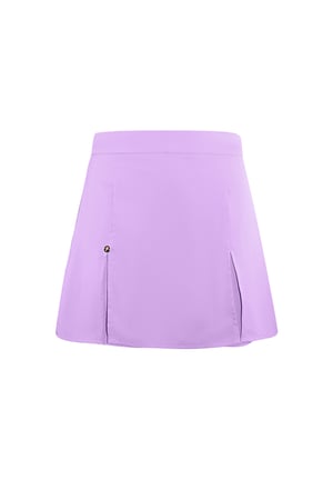 Pastel basic mini skort - lilac h5 