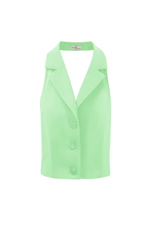 Simple pastel halter top - green h5 