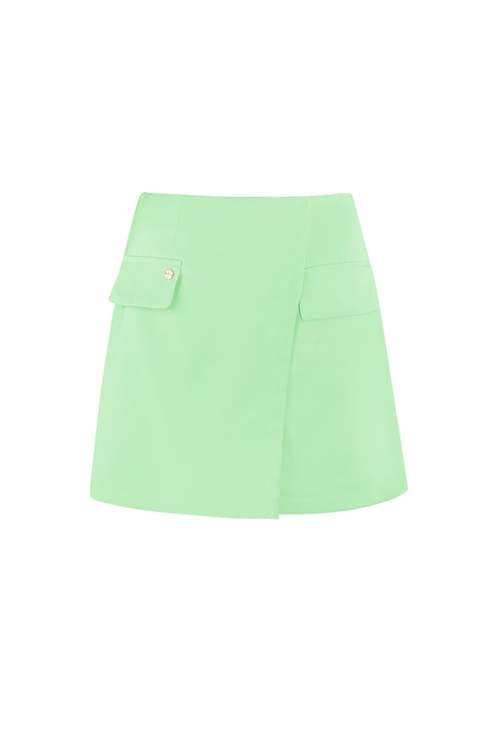 Plain pastel skirt - green 