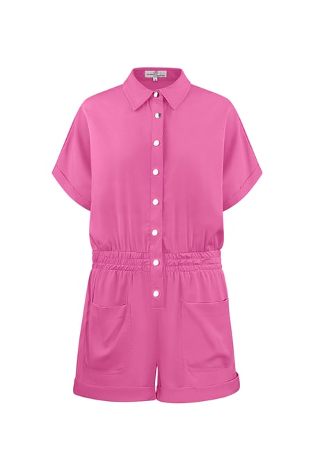 Colorful playsuit - fuchsia 2