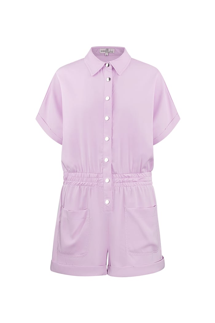 Colorful playsuit - lilac 