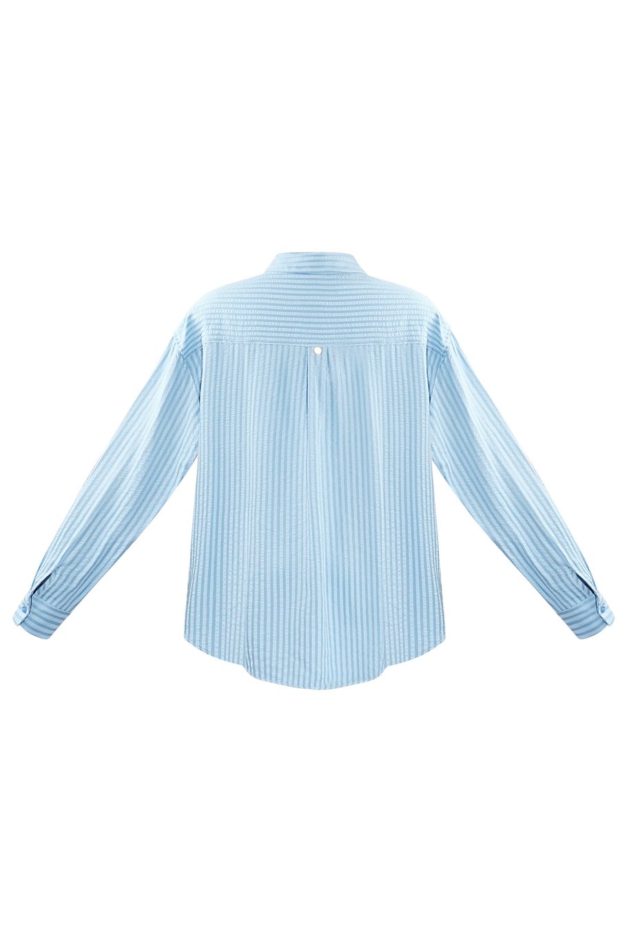 Gestreifte Bluse - blau Bild8