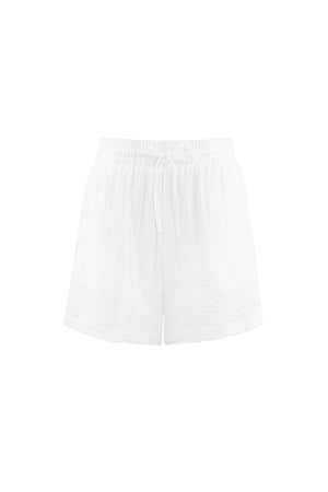 Striped shorts - white h5 