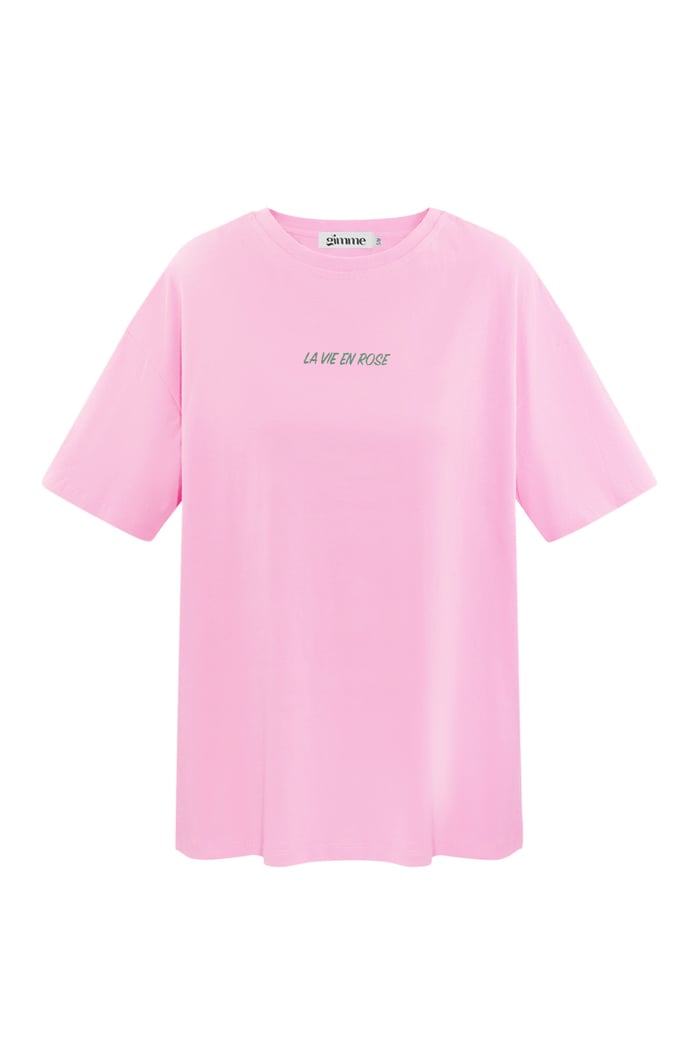 T-shirt la vie en rose - pink Picture7