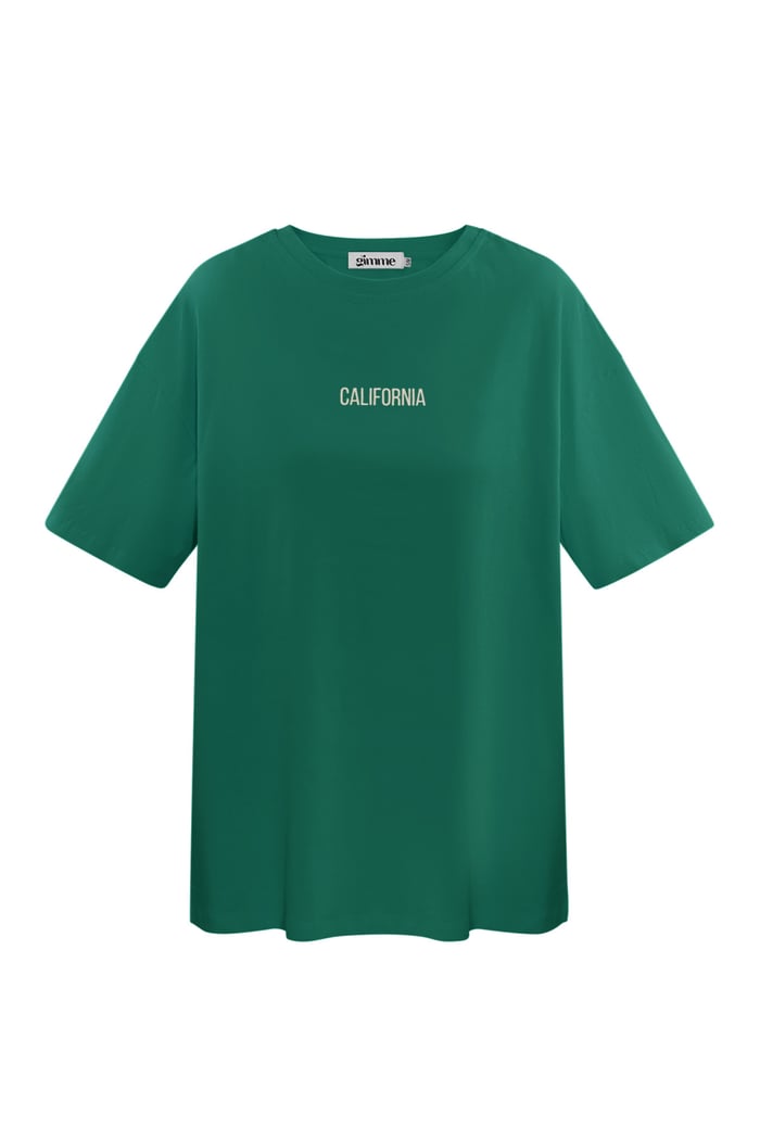 T-Shirt Kalifornien - grün 