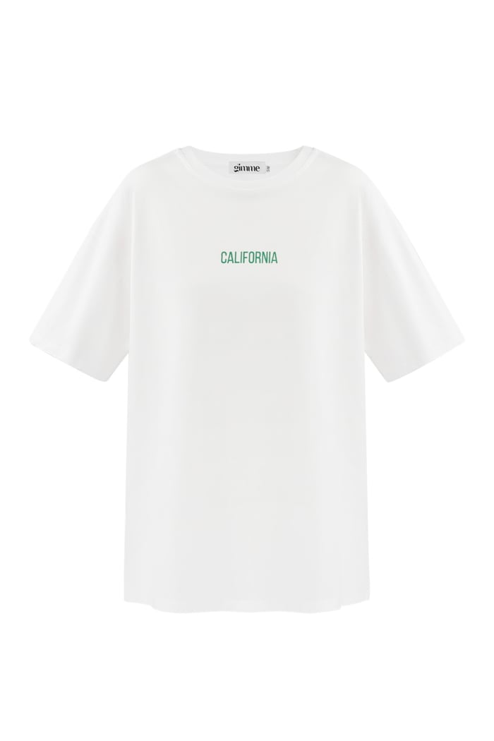 California T-shirt - white 