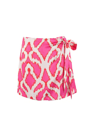 Skort tropical bliss - fuchsia h5 