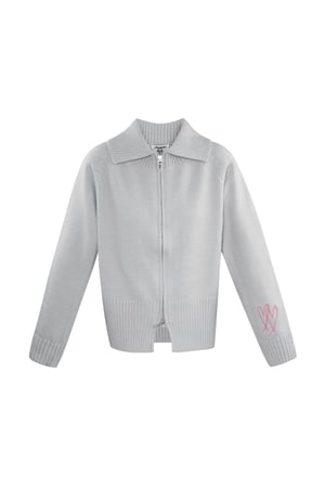 Gentle Glow cardigan - grey h5 