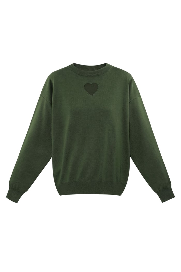 Forever in my heart sweater - dark green  