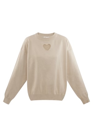 Forever in my heart sweater - light brown h5 