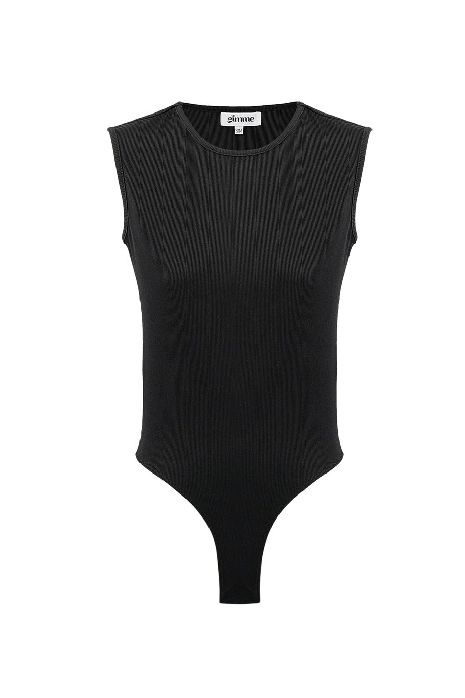 Basic Bodysuit ärmellos - schwarz