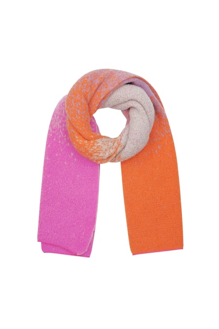 Dreamy Days scarf - orange pink 2