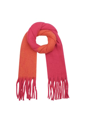 Winter scarf polar plush - fuchsia h5 