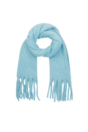 Colorful Winter scarf - blue h5 