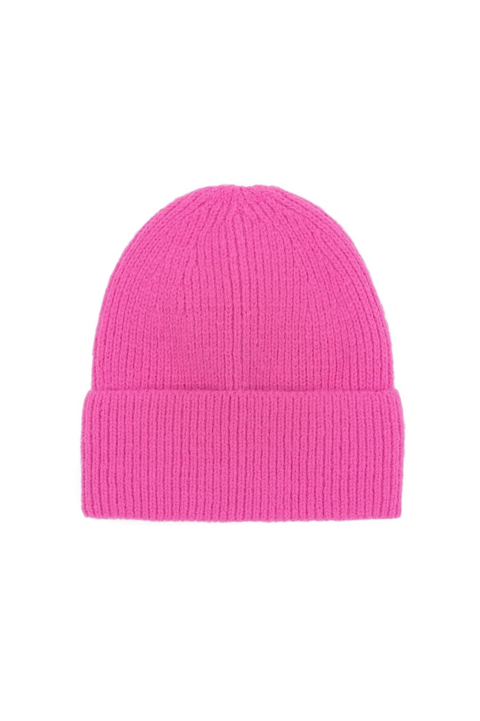 Everyday beanie - fuchsia 