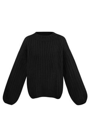 Everyday Classic sweater - black h5 