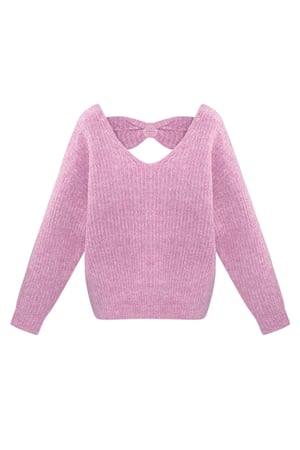 Bowtiful sweater - pink h5 