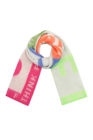 Scarf smile away - off white h5 