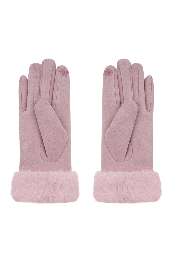 Cozy cloud gloves - pink Picture3