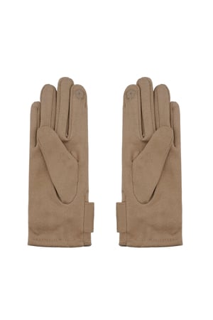 Classic bow gloves - brown h5 Picture3